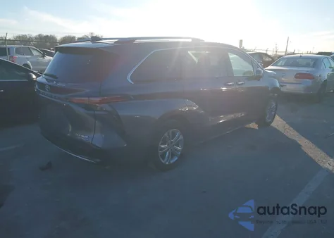 2024 Toyota Sienna Platinum from USA, damaged, VIN 5TDESKFC0RS137821